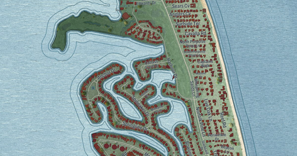 Map of South Beach, Florida in 2026
