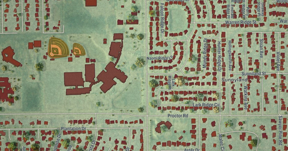 Map of South Gate Ridge, Florida in 2026
