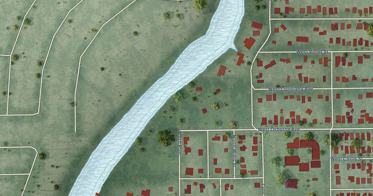 Detailed Map of South Seminole Heights, Florida