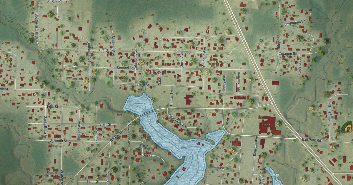 Map of Southport, Florida in 2026