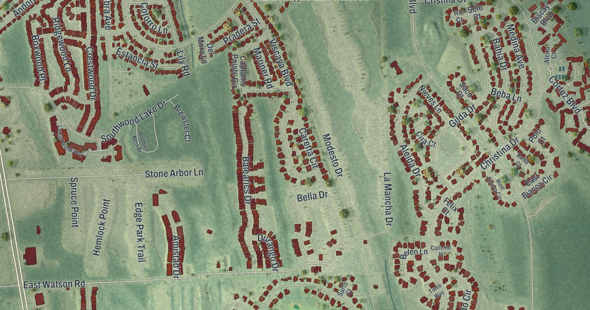 Map of St. Augustine Shores, Florida in 2026