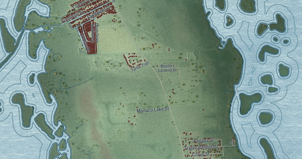 Map of St. James City, Florida in 2026