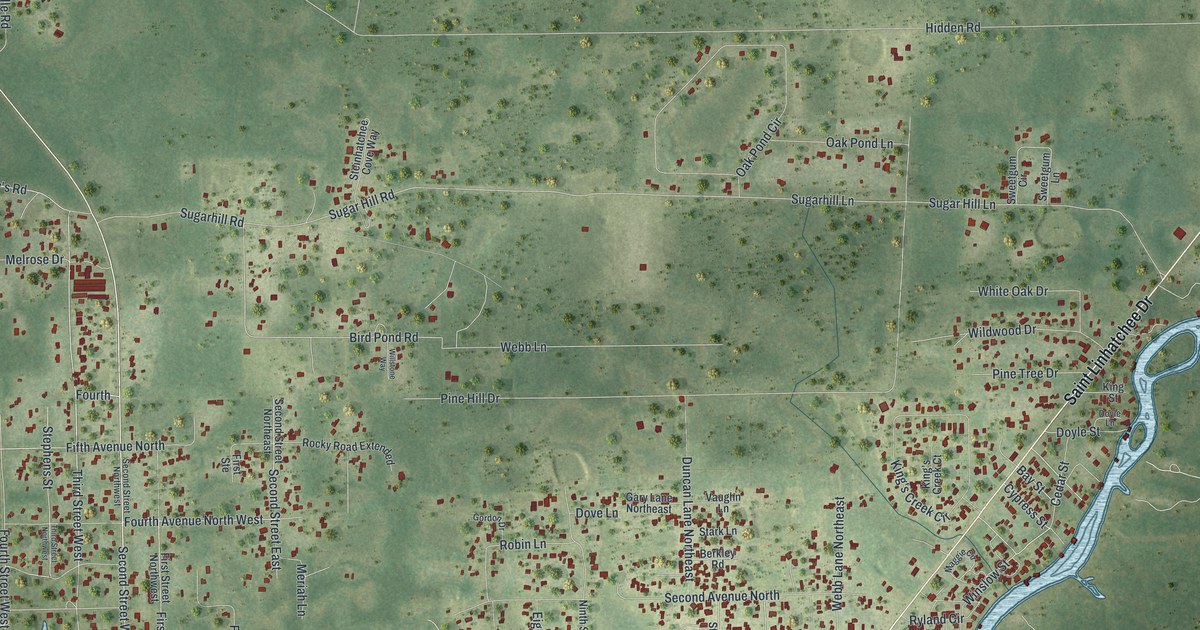 Map of Steinhatchee, Florida in 2026