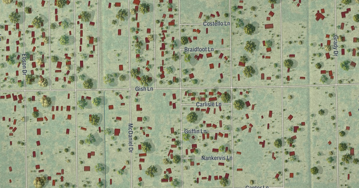 Map of Suncoast Estates, Florida in 2026