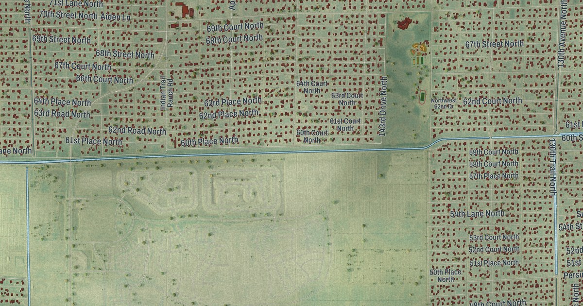 Map of The Acreage, Florida in 2026