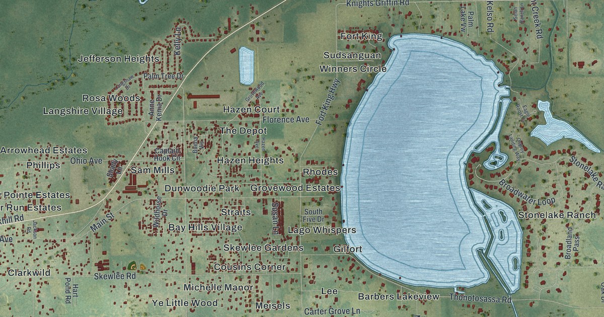 Map of Thonotosassa, Florida in 2026