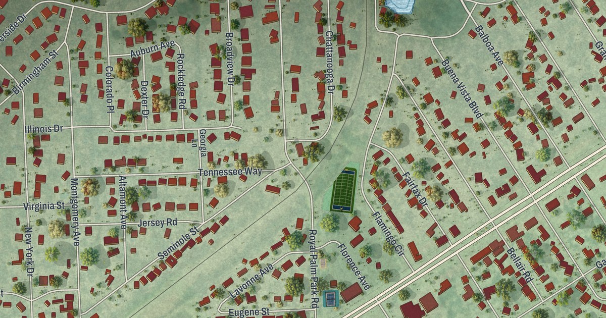 Map of Tice, Florida in 2026
