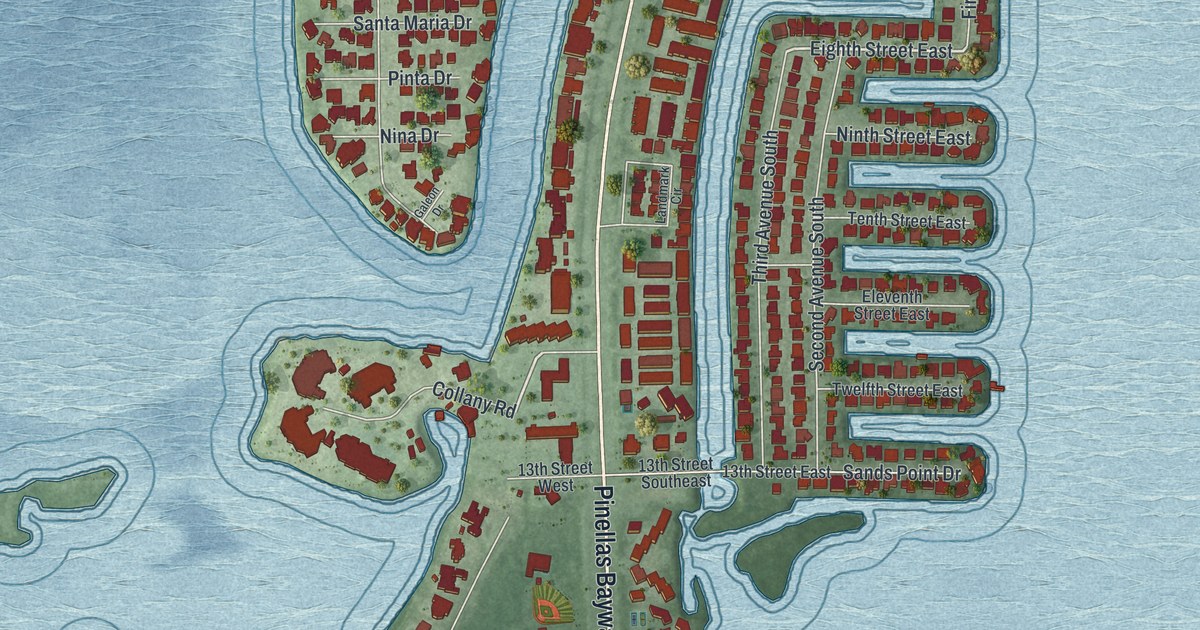 Map of Tierra Verde, Florida in 2026