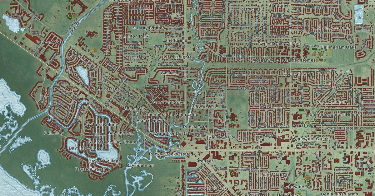 Map of Town ‘n’ Country, Florida in 2026