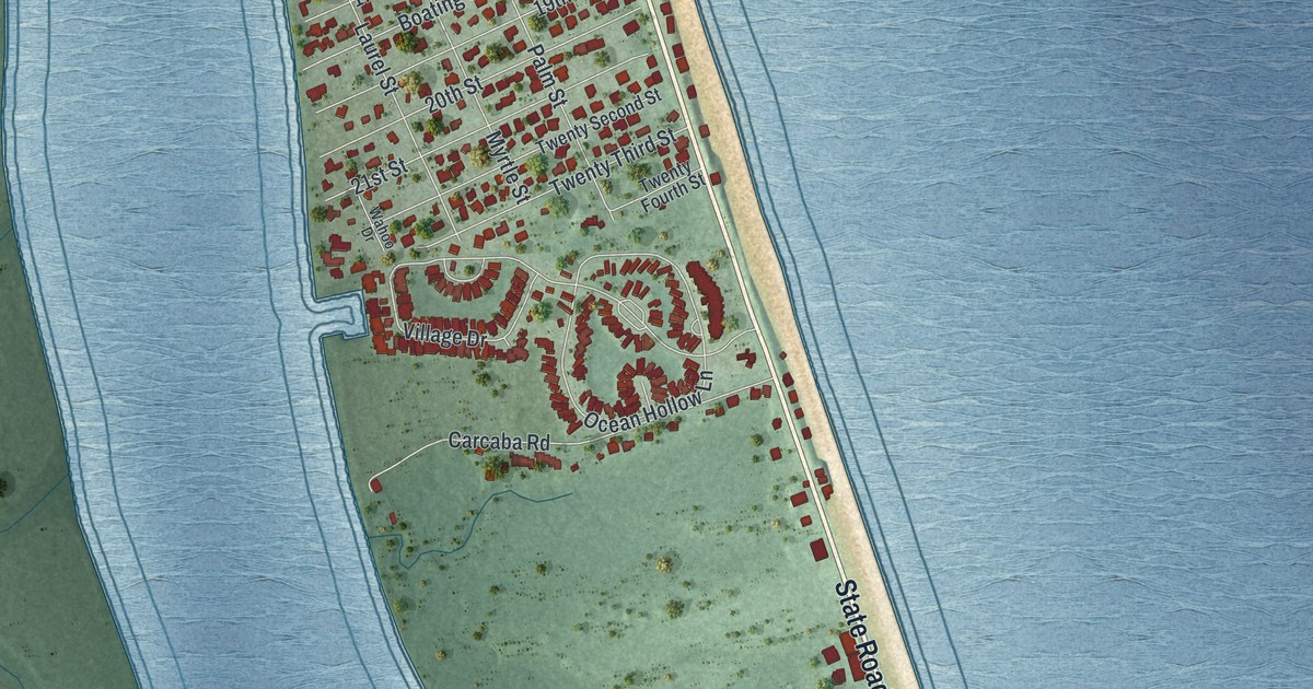 Map of Vilano Beach, Florida in 2026