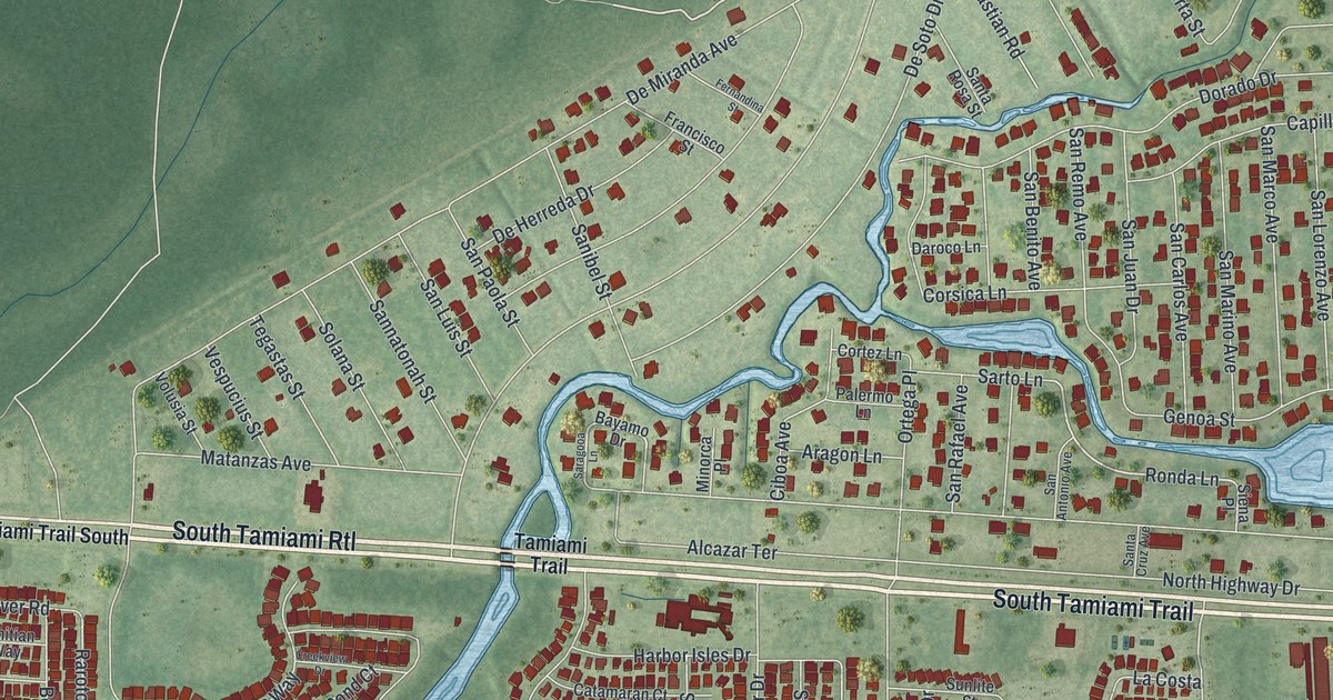 Map of Warm Mineral Springs, Florida in 2026