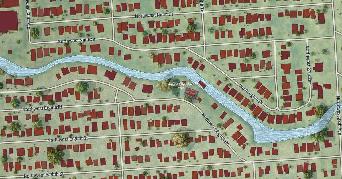 Map of Washington Park, Florida in 2026