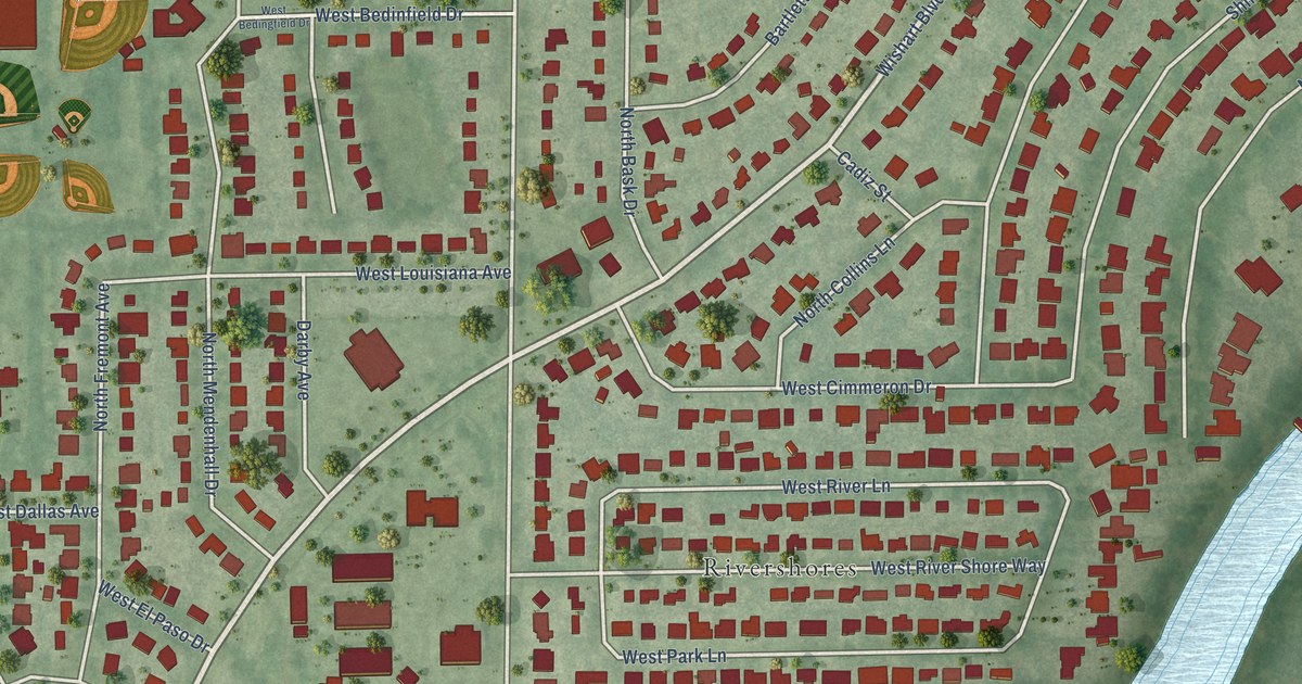 Detailed Map of Wellswood, Florida