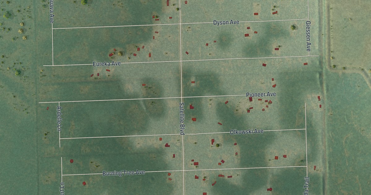 Map of West Canaveral Groves, Florida in 2026