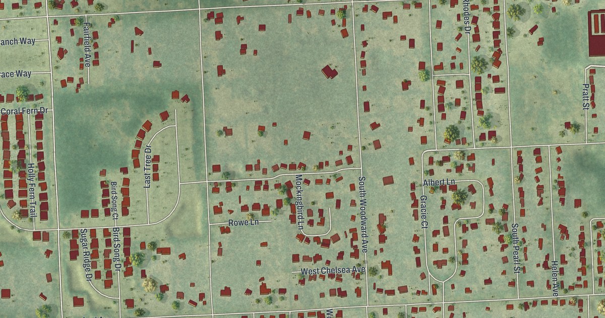 Map of West DeLand, Florida in 2026