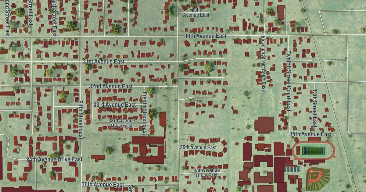 Map of West Samoset, Florida in 2026