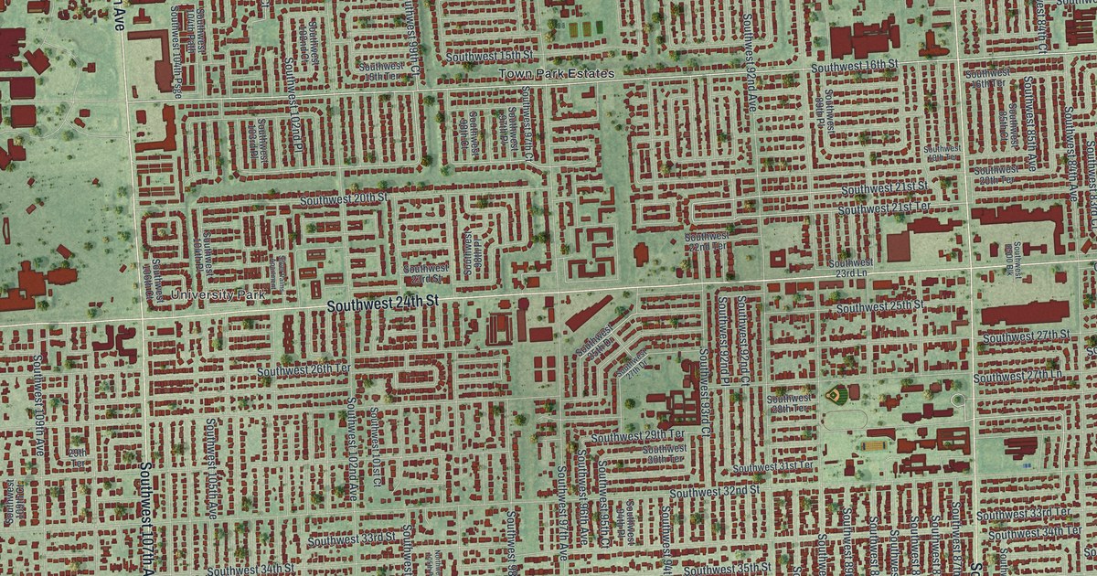 Map of Westchester, Florida in 2026