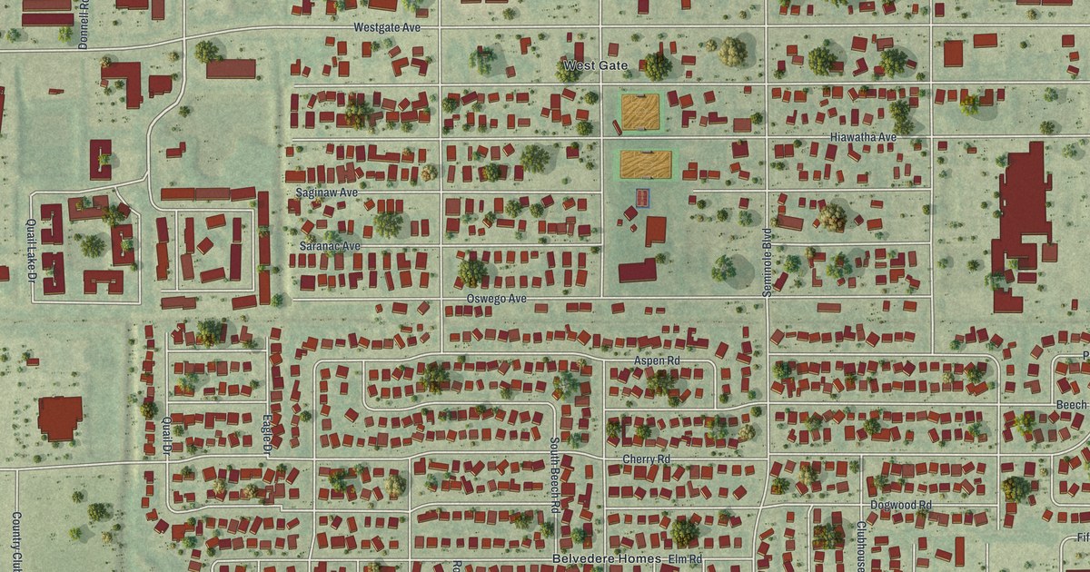 Map of Westgate, Florida in 2026