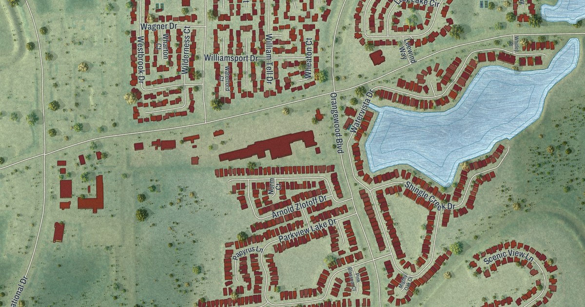 Map of Williamsburg, Florida in 2026