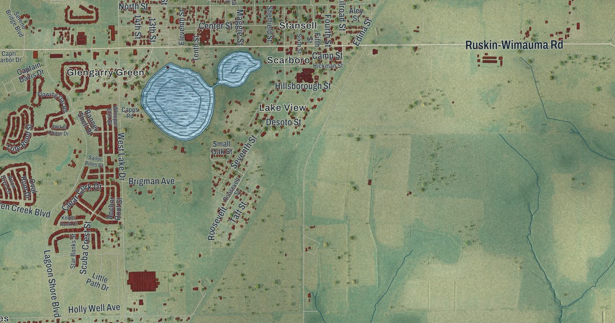 Map of Wimauma, Florida in 2026
