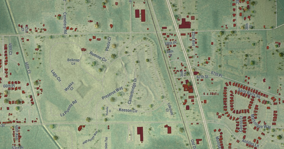 Map of Winter Beach, Florida in 2026