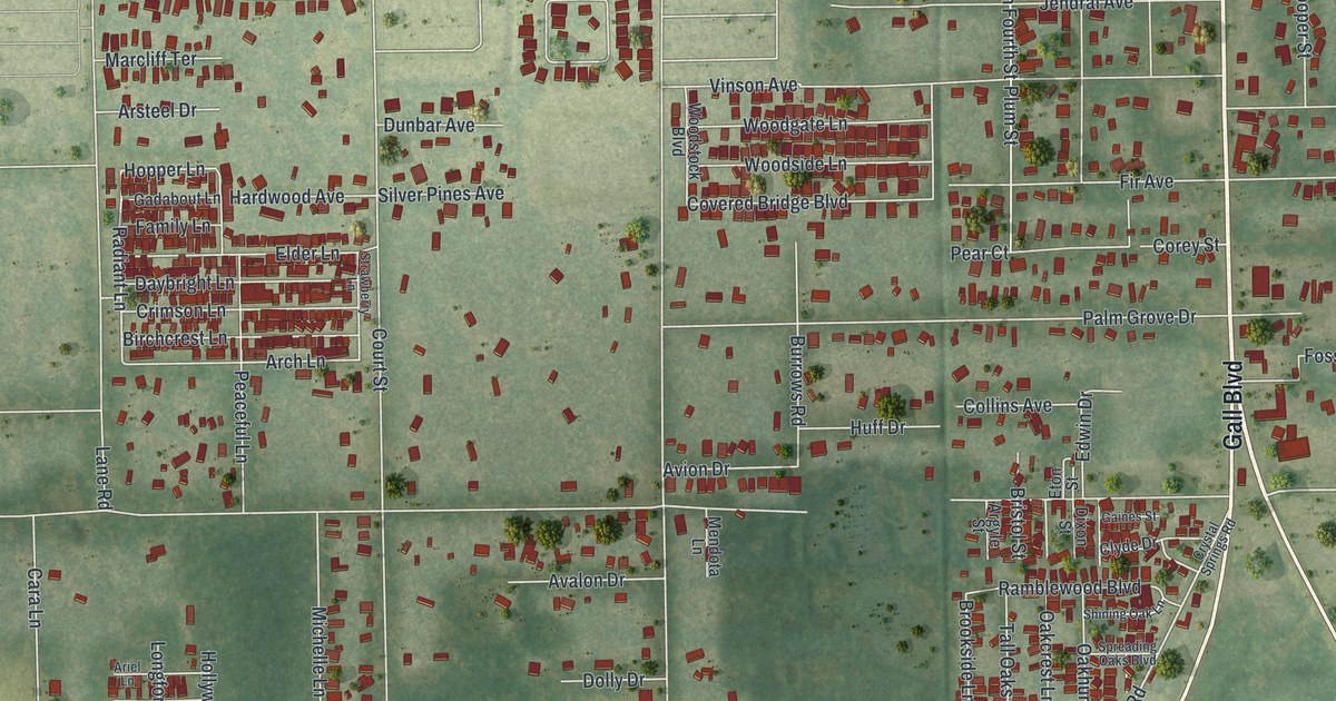 Map of Zephyrhills South, Florida in 2026