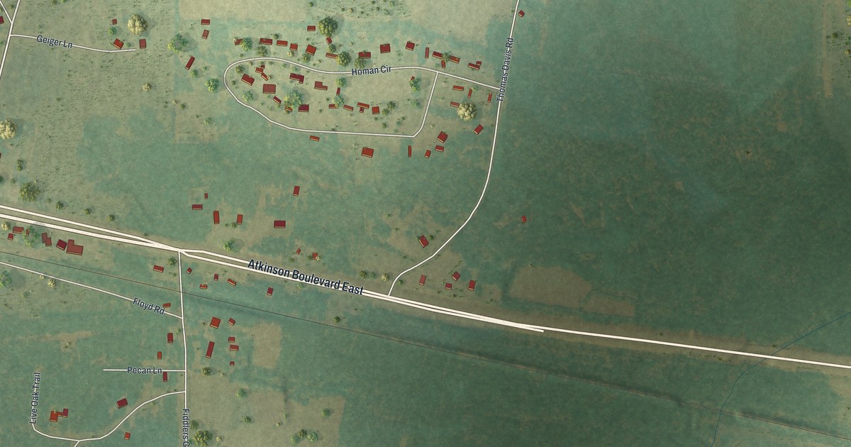 Map of Axson, Georgia in 2026