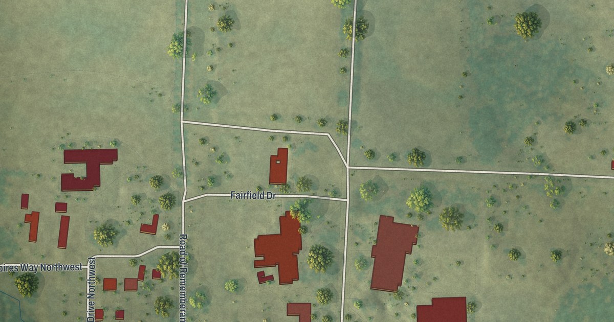 Map of Berry College, Georgia in 2026