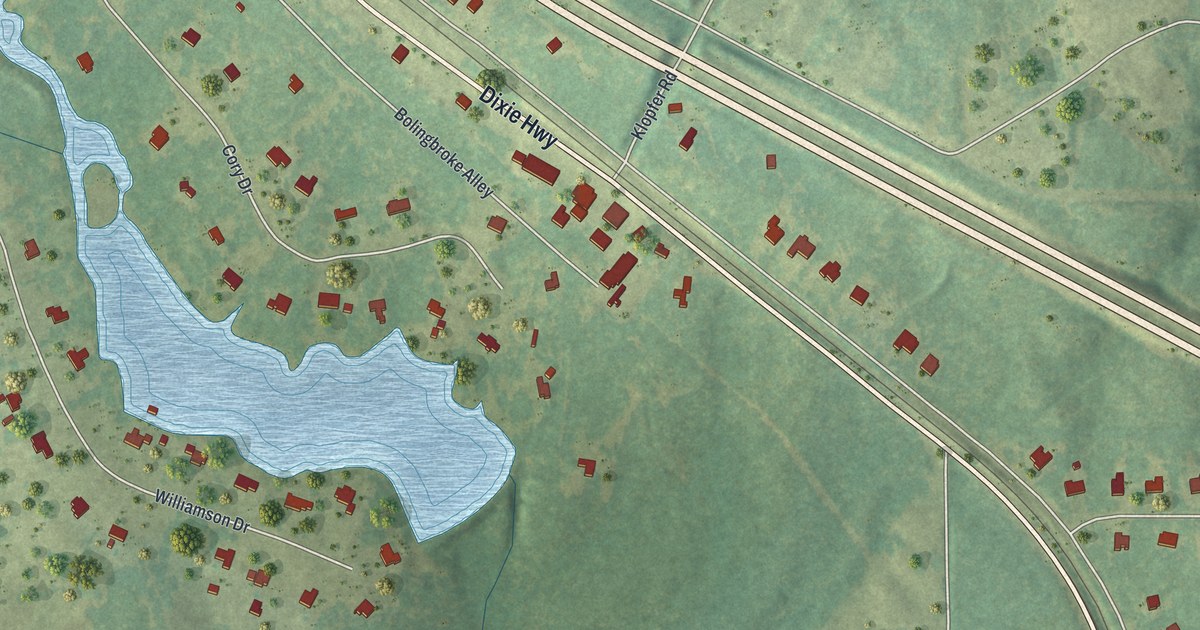 Map of Bolingbroke, Georgia in 2026