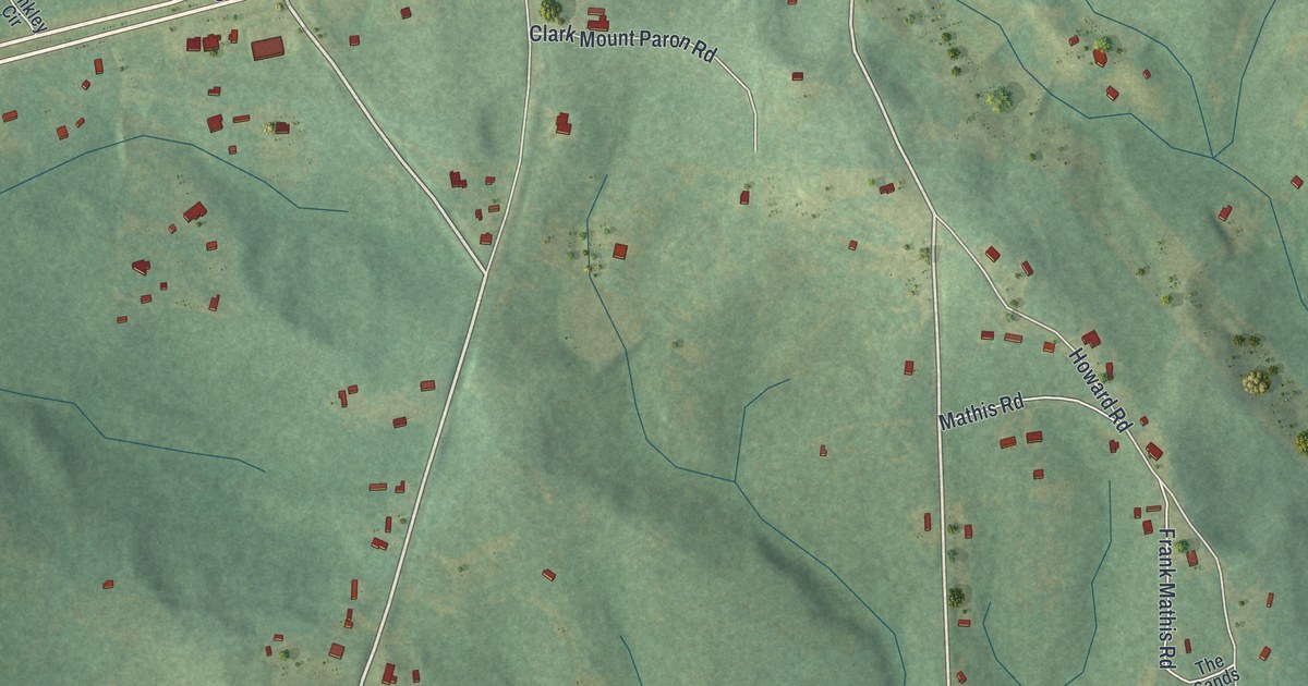 Map of Box Springs, Georgia in 2026