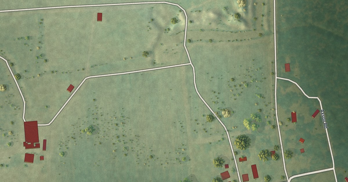 Map of Cogdell, Georgia in 2026