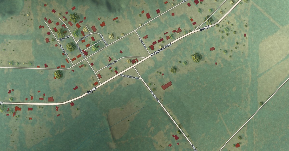 Map of Coleman, Georgia in 2026