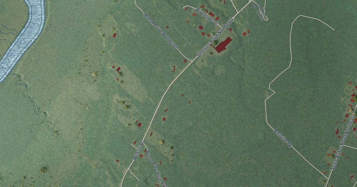 Map of Crescent, Georgia in 2026