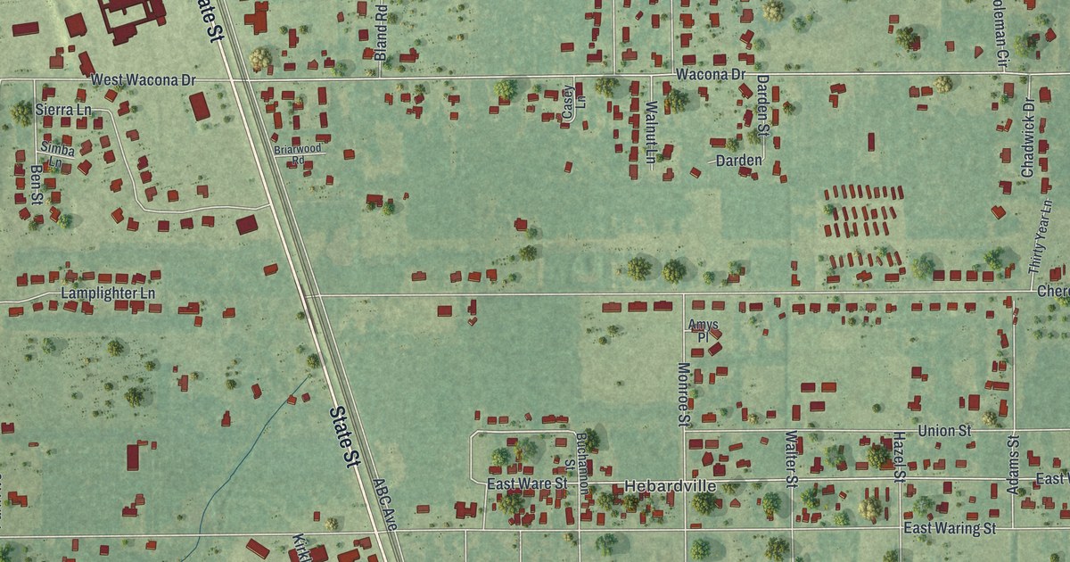 Map of Deenwood, Georgia in 2026