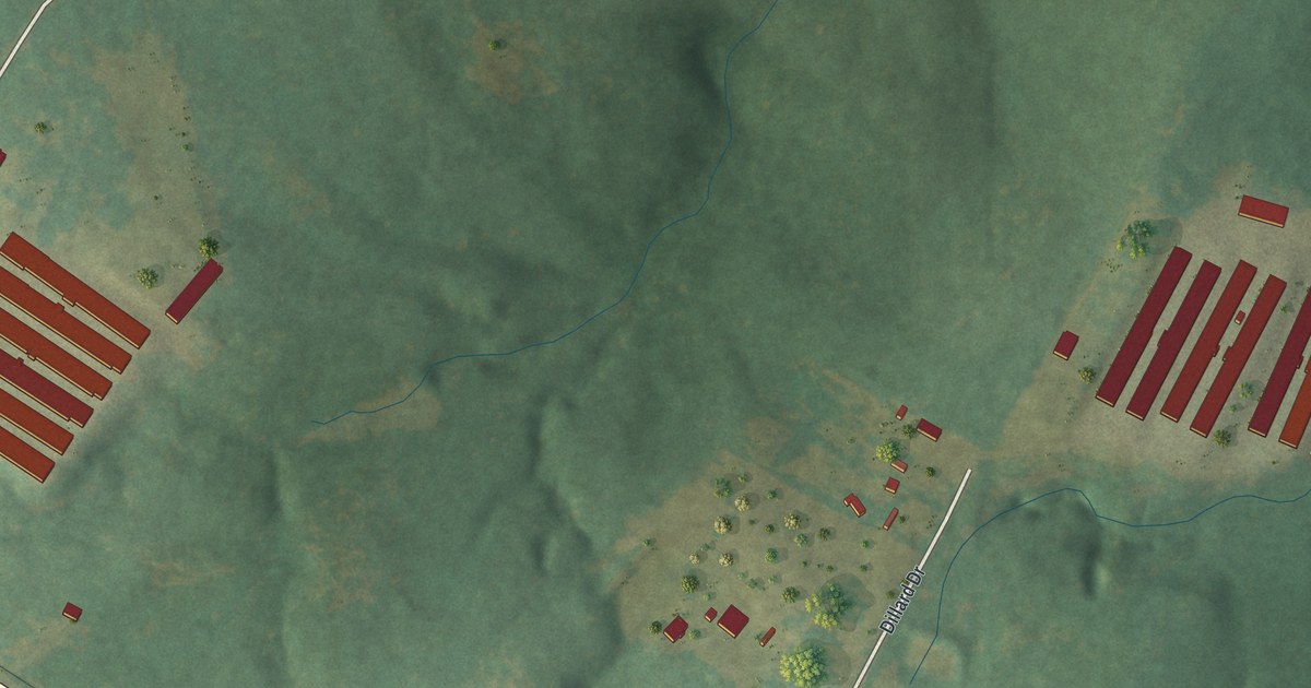 Map of Dewy Rose, Georgia in 2026