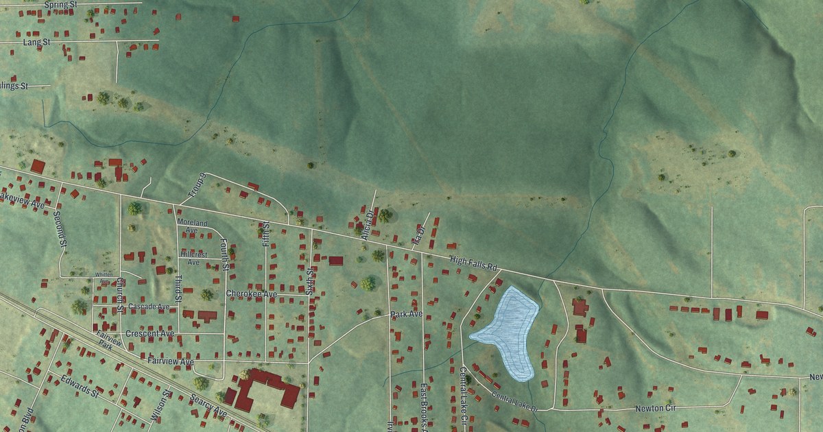 Map of East Griffin, Georgia in 2026