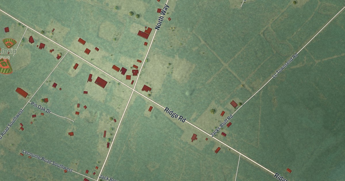 Map of Eulonia, Georgia in 2026