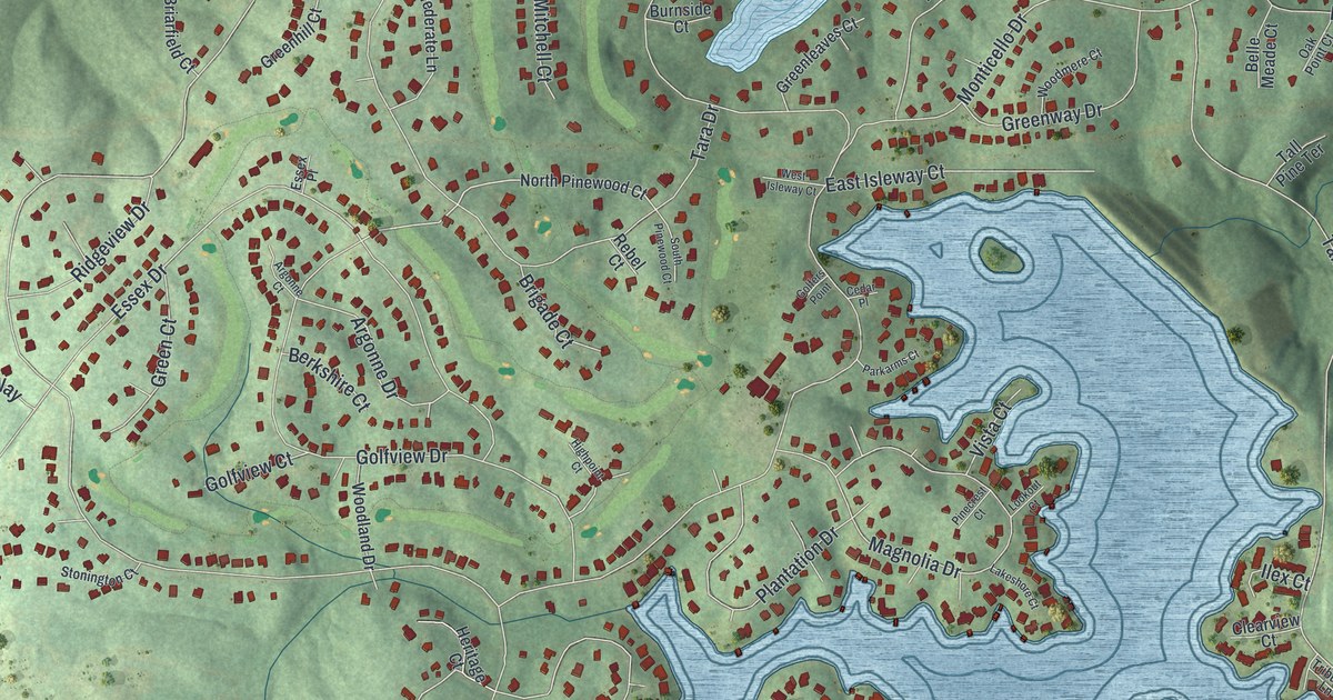 Map of Fairfield Plantation, Georgia in 2026