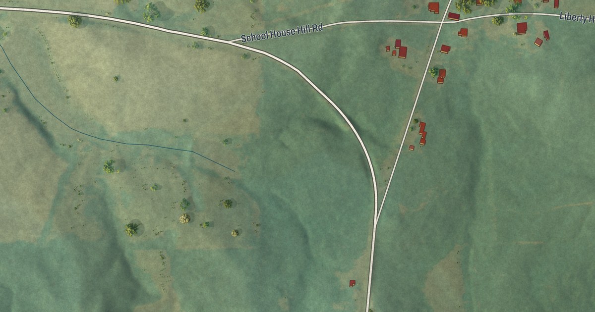 Map of Glenn, Georgia in 2026