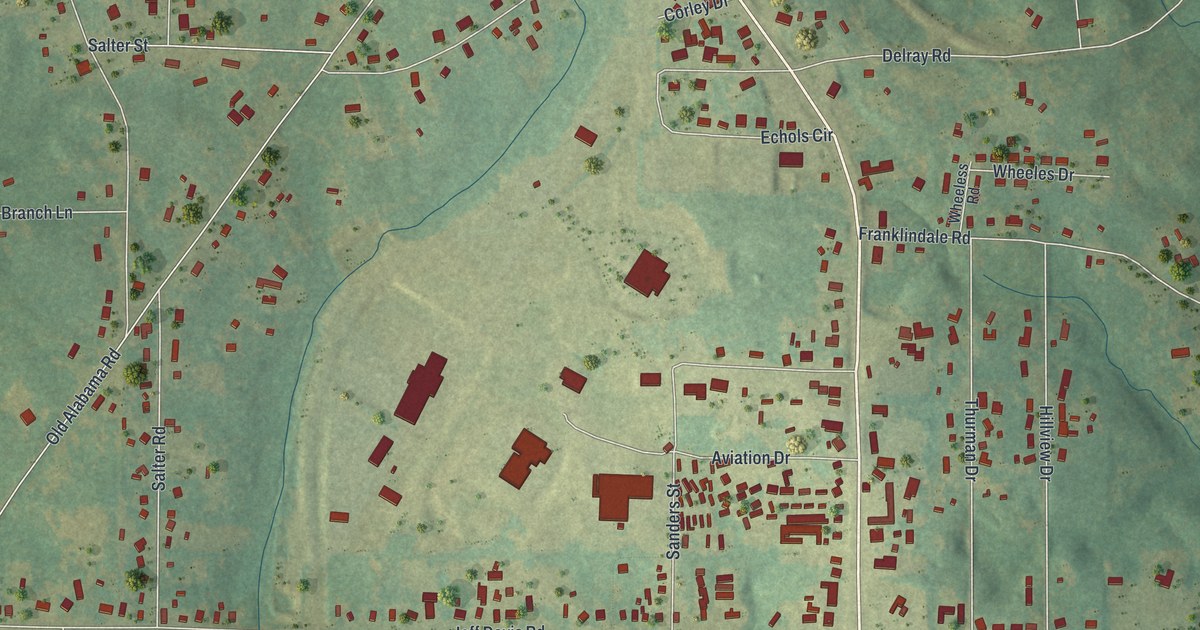 Map of Hannahs Mill, Georgia in 2026