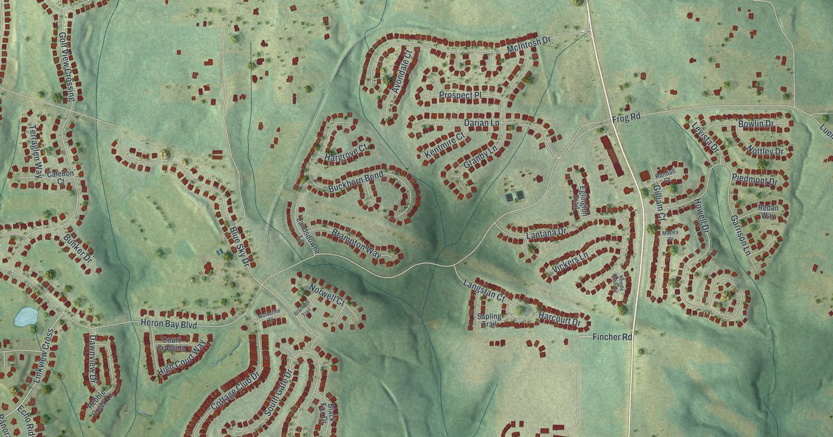 Map of Heron Bay, Georgia in 2026