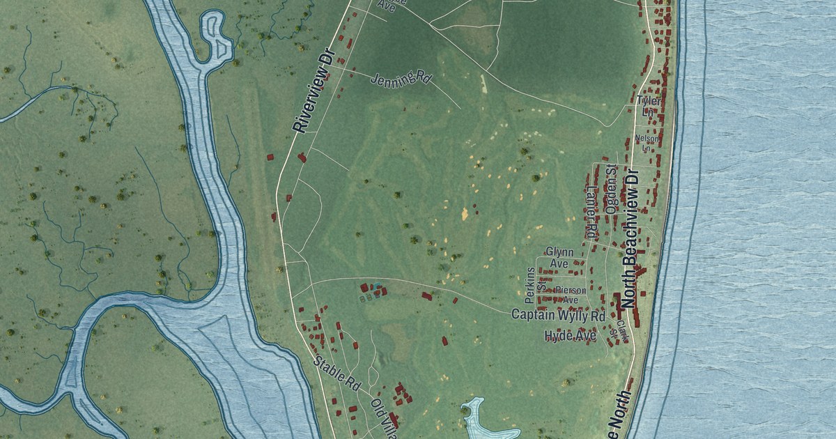 Detailed Map of Jekyll Island, Georgia