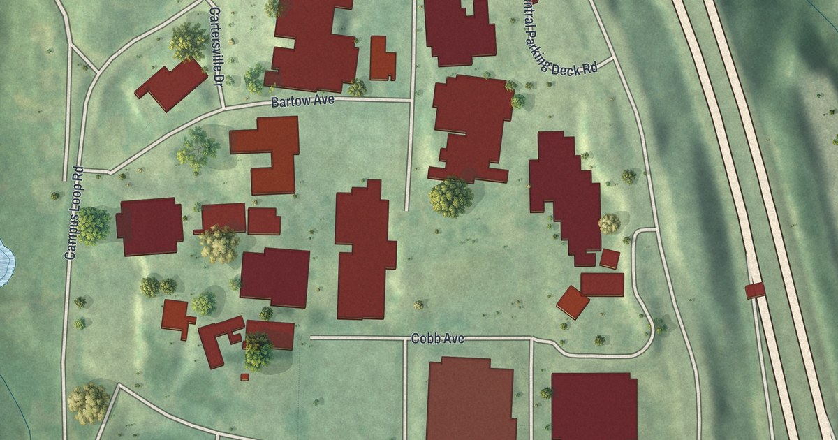 Map of Kennesaw State University, Georgia in 2026