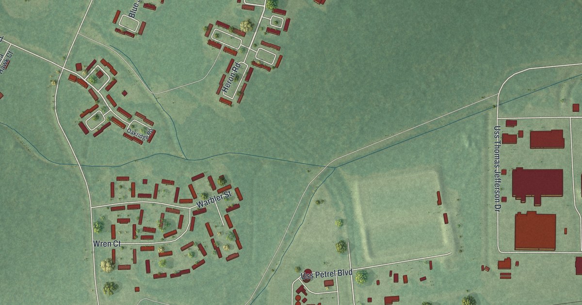 Map of Kings Bay Base, Georgia in 2026