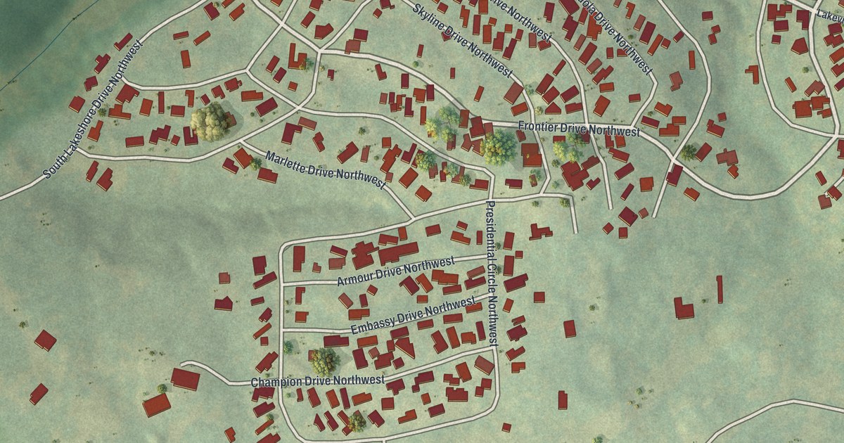 Map of Lakeview Estates, Georgia in 2026