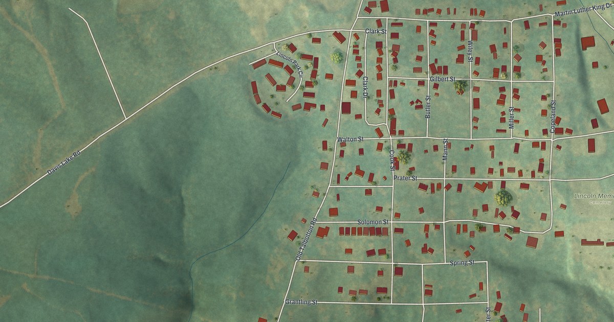 Map of Lincoln Park, Georgia in 2026
