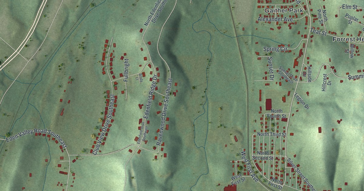 Map of Lindale, Georgia in 2026