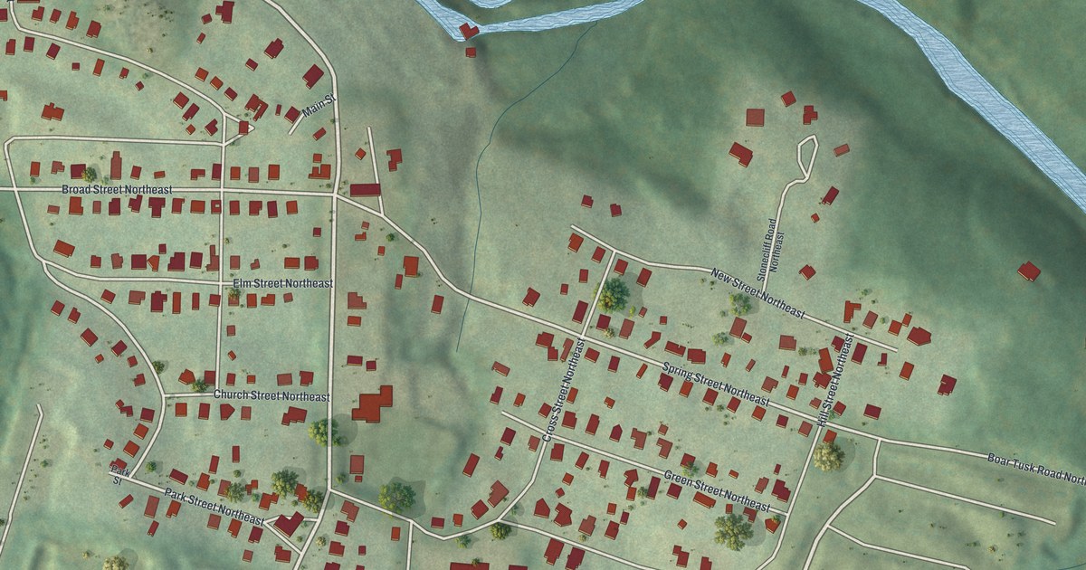 Map of Milstead, Georgia in 2026