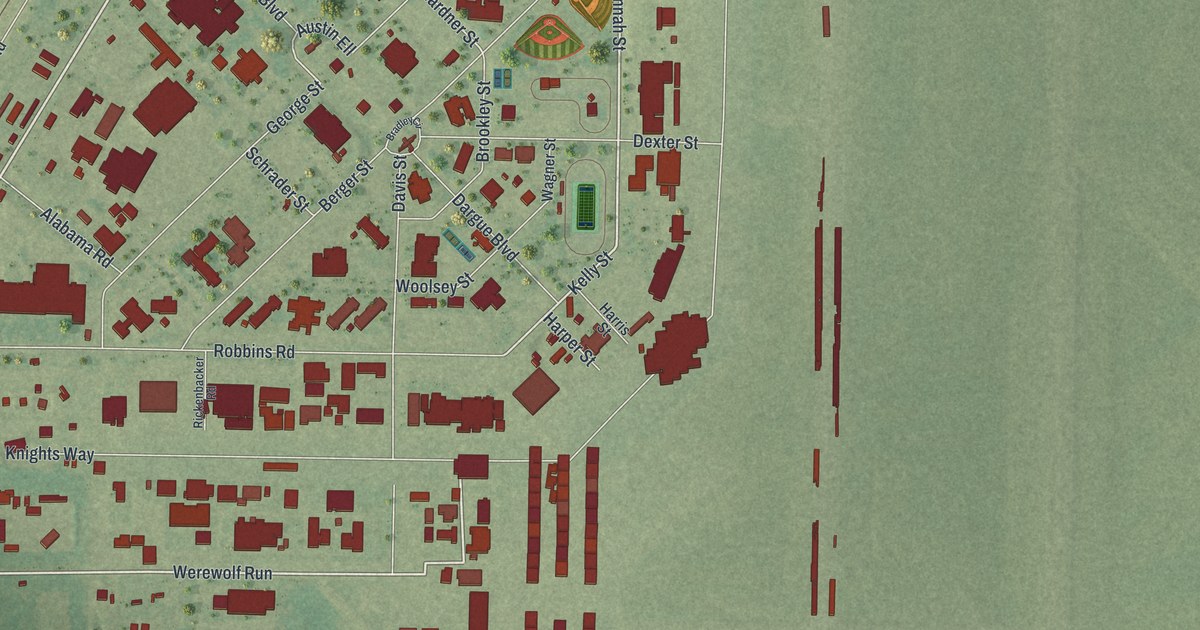 Map of Moody AFB, Georgia in 2026