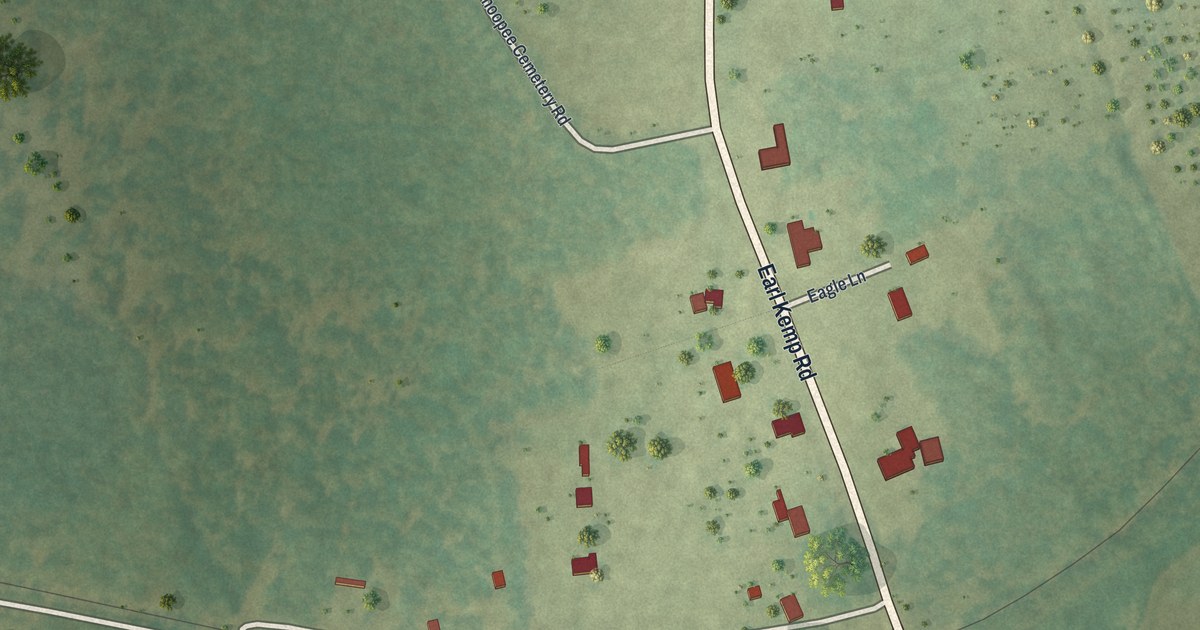 Map of Ohoopee, Georgia in 2026
